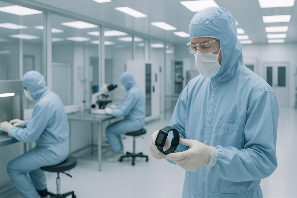 Camere Bianche per Dispositivi Wearable Technology