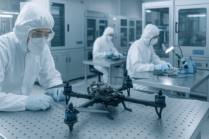 Camere Bianche per Microdroni e Sistemi UAV ad Alta Precisione