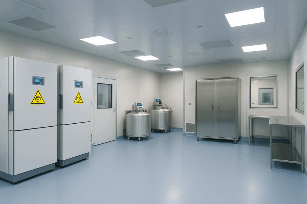 Camere Bianche per sistemi di conservazione genetica e crioconservazione