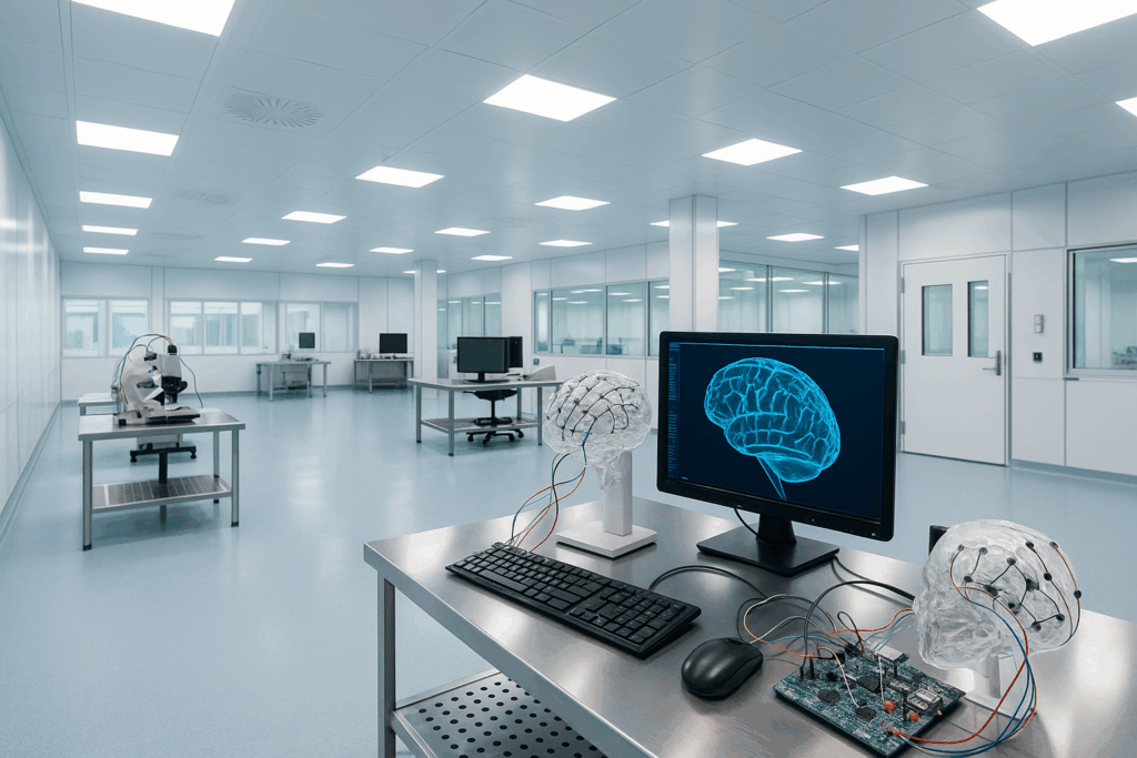 Camere Bianche per Sviluppo e Test di Neurotecnologie