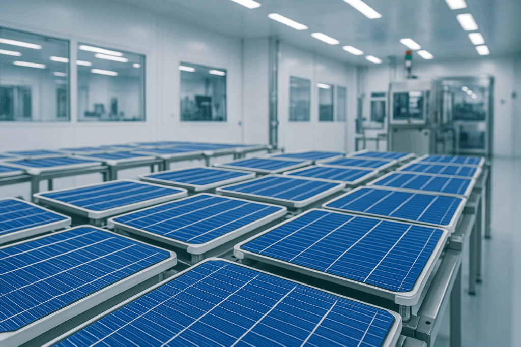 Camere Bianche per la Produzione di Chip Fotovoltaici di nuova generazione